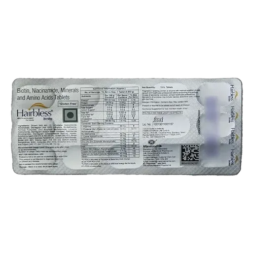 hairbless tablet 15's